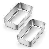 HaWare Kastenform, Edelstahl Brotbackform Toastbrot 2er Set, Rechteckig Brotform Backform...