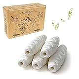 Nature Nerds – Nachfüllpack: plastikfreie Natur Zahnseide gewachst mit Candelilla – 5 Spulen...