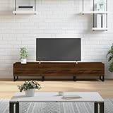 Homgoday TV-Lowboard TV-Schrank Fernsehtisch Fernsehschrank TV-Regal für Fernseher TV-Board...