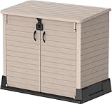 Duramax Cedargrain StoreAway 850L Kunststoff-Gartenhaus – Lagerschuppen für den Außenbereich,...