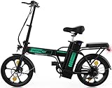 HITWAY Klappbares EBike 16 Zoll, 250W Motor, 36V 10.4Ah Akku, bis 25km/h,...