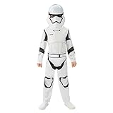 Rubie's 3620267 - EP7 Stormtrooper classic child, 5/6 jahre (M), weiß/schwarz