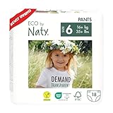 Eco by Naty Baby Windeln Pants - umweltfreundliche Premium-Bio Höschenwindeln aus pflanzenbasierten...