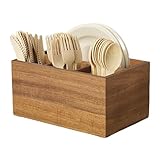 Besteckkorb aus Holz, Besteckkorb aus Holz, 20 x 15 x 10 cm, 4 Fächer,...