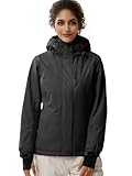 FREE SOLDIER Damen Winterjacke Wasserdicht Atmungsaktiv Warme Fleece Gefütterte Ski Jacke Outdoor...