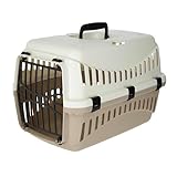 Kerbl 81346 Transportbox Expedion (Tiertransportbox Haustiere Katzen Hunde Kaninchen) aus Kunststoff...