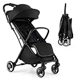 HONEY JOY Leichter Baby-Kinderwagen, kompakter Reise-Kinderwagen für Flugzeug, passend für...
