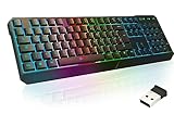 KLIM Chroma Wireless Gaming Tastatur Kabellos QWERTZ DEUTSCH - NEU 2024 - Langlebig, Ergonomisch,...