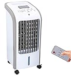 JUNG Lifetime mobile Klimaanlage ohne Abluftschlauch, mit Fernbedienung, Timer, leiser Ventilator...