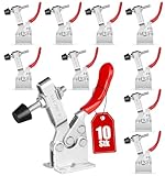 GH-201-B Kniehebelspanner Schnellspanner 10 Stück, 90KG Kapazität Horizontal Verstellbare...
