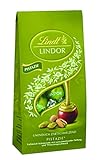 Lindt Schokolade LINDOR Kugeln Pistazie, 137 g Beutel, circa 10 Kugeln Vollmilchschokolade mit...