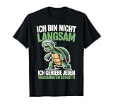 Ich Bin Nicht Langsam Schildkröte Sport Joggen Laufen Läufer T-Shirt