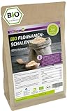 Vita2You Flohsamenschalen Bio 99% Reinheit 1000g - Laborgeprüft - 100% Bio Anbau - 1kg indische...