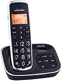 Swissvoice Aeris126T Schnurloses Analog-Groß-Tastentelefon (DECT) mit Anrufbeantworter im...