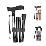 PEPE Mobility - Gehstock Klappbar Herren, Spazierstock Damen Höhenverstellbar, Senioren Aluminium,...