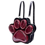 TYUKXJH Schulrucksack für Mädchen, Schulrucksack mit Katzenpfotenmotiv | groß bis leicht für...