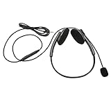 Nunz Computer-Telefon-Headset, Angenehm zu Tragen, Call-Center-Headset, Verstellbares Kopfband,...
