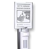 SWAVGO - Hygiene Station Spender in Mehreren Ausführungen, Desinfektionsspender mit Sensor oder...