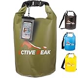 Active Peak® Dry Bag wasserdicht Rolltop Packsack 2 L–20 L mit Handyhülle, Schwimmfähige...