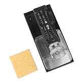 Vibsky Verstellbarer Lötkolbenständer mit Reinigungsschwamm, Schwerlastbasis und Drahtkäfig für...