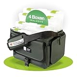 Zite Fishing Angeltasche mit Boxen 35cm [4 Tackle-Boxen inkl.] Angelkoffer Forellen Angel Taschen...
