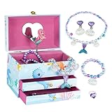 AdelDream Spieluhr Schmuck Schmuckkästchen (5 Schmucksets) Schmuck Box kleines Mädchen Schmuck Box...