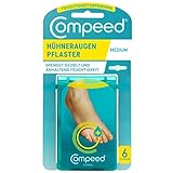 Compeed Hühneraugenpflaster Medium, feuchtigkeitsspendend - Hydrokolloid-Pflaster für die Zehen -...