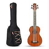 Ukulele Bass Mini Akustik 76,2 cm Ubass Handarbeit massives Akazienholz