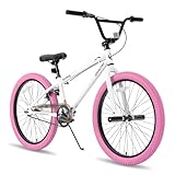 JOYSTAR Gemsbok 24 Zoll Kinder Freestyle BMX Fahrrad für Jungen Mädchen im Alter von 8-13 Jahren,...
