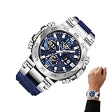Analoge Digitaluhr – Modeuhr mit doppeltem Display – wasserdichte Armbanduhr – für Sport,...
