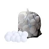 YIXANNX 60 Stück Schneeball Dekorationen, Netzbeutel zur Aufbewahrung – Aufbewahrungslösung für...