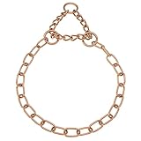 Sprenger Hundehalskette mit Durchzugskette 3 mm I CUROGAN Hundehalsband für kurz- und langhaar...