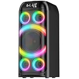 BOHINI Bluetooth-Lautsprecher, 160 W Spitze, leistungsstark, laut, Stereo-Sound, tiefer Bass,...