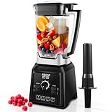 Fentic Blender – 2000W - Leistungsstarker Mixer - 2 Liter - Smoothie Maker mit 8 Geschwindigkeiten...