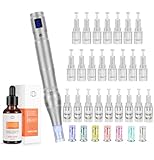 Raylinyee professionelles elektrisch derma pen Microneedling Nadeln 0-2.5 mm und 6 stufen(Inkl.24...