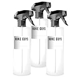 Nuke Guys 3x Sprühflasche 500ml zum Befüllen | Leere Sprühflaschen geeignet für Wasser -...