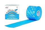 Nasara Original Kinesiologie Physio Tape für Sport und Medizin, Rollengröße 5cm x 5m, Türkis