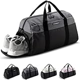Fitgriff® Sporttasche & Reisetasche V2 für Damen und Herren - mit Schuhfach & Nassfach - Tasche...