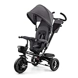 Kinderkraft Aveo Dreirad ab 9 Monate bis 25 kg, Kinderdreirad mit schubstange, Kompakte...