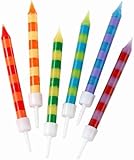 24 x Geburtstagskerzenfür Kuchen - Perfekte Kerzen für Geburtstag - Ideal für Kindergeburtstag,...