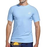 MEETWEE Herren Rash Guard Rash Vest Männer Langarm/Kurzarm UV Schutz T-Shirt Tops UPF 50+...