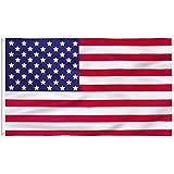 FLAGBURG Amerikanische Flagge 150 x 240cm XXL Amerika Fahne mit Messingösen, Lebendige Farbe,...