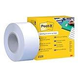 Post-it Abdeck- und Beschriftungsband, 25,4 mm x 17,7 m, Weiß, 1 Rolle – Abdeckband,...