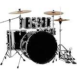 HDYNUZ Schlagzeug-Set für Erwachsene, Anfänger, 5-teiliges komplettes Schlagzeug-Set in voller...
