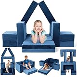Gilire 2025 Neuestes Spielsofa | Spielsofa für Kinder | Kindersofa aus 7 Schaumstoff Bausteine,...