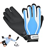 Generisch Fußballhandschuhe | 1 Paar Jugend Torwarthandschuhe - Stoßdämpfendes Fußballtraining...