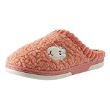 Woaikeyu Hausschuhe für Damen, Winter, warm, Baumwolle, Hausschuhe, Winter, Haus, Baumwolle,...