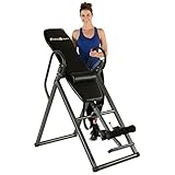 Fitness Reality 690XL Inversionstisch klappbar, Schwerkrafttrainer mit Rückenkissen, Verstellbarer...