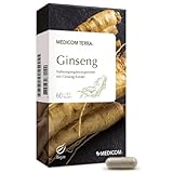 Medicom - Ginseng Kapseln, Adaptogen, Antioxidantien, Immununterstützung, 80% Ginsenoside,...