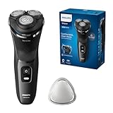 Philips Shaver Series 3000 – Elektrischer Nass- und Trockenrasierer für Männer, mit...